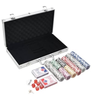 Pokerchips-Set 300 Stk. 11,5 g