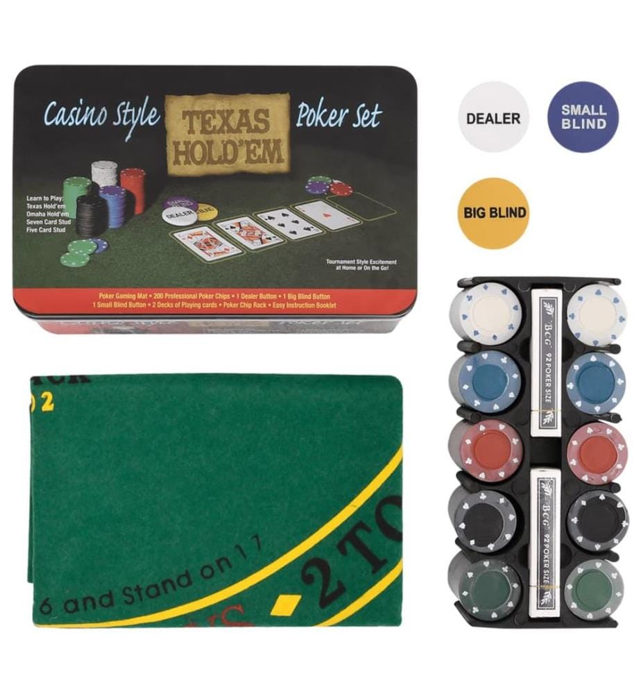 Pokerchips-Set 200 Stk. 4 g