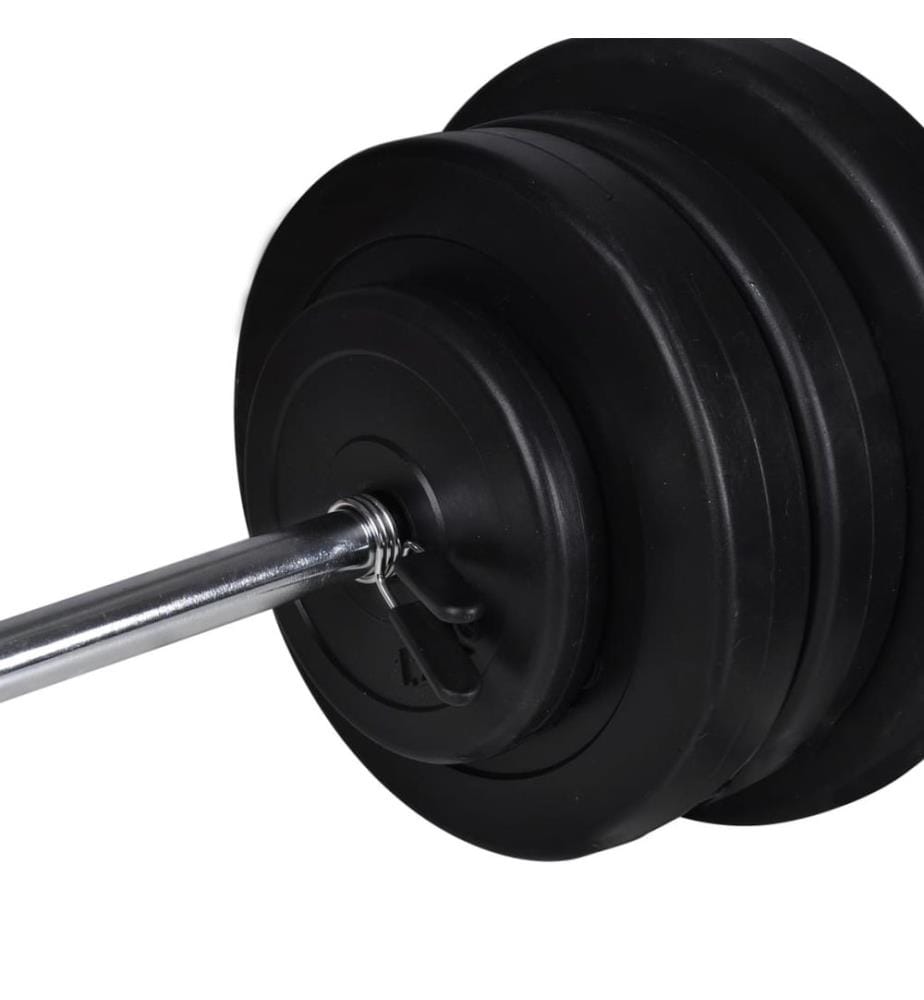 Langhantel + 2 Kurzhantel Set 60,5kg