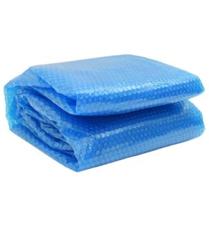 Runde Pool-Abdeckung PE Blau 549 cm