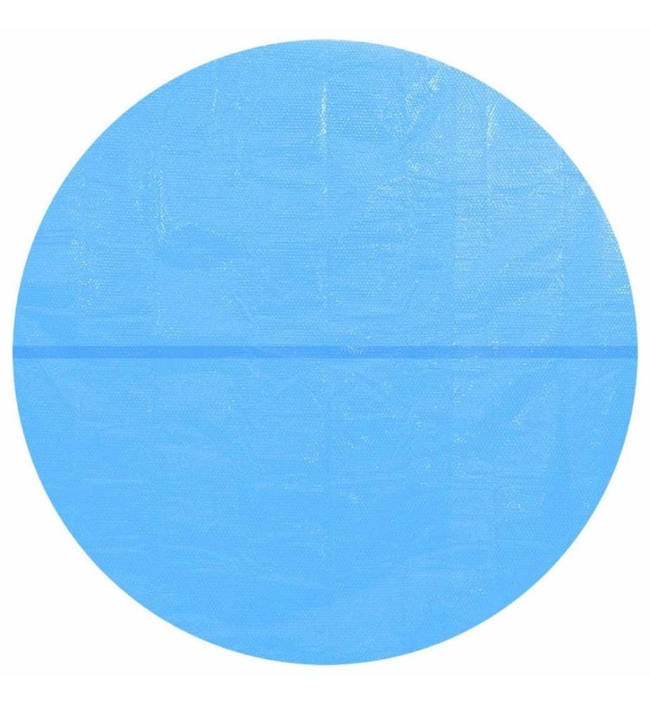 Runde Pool-Abdeckung PE Blau 549 cm