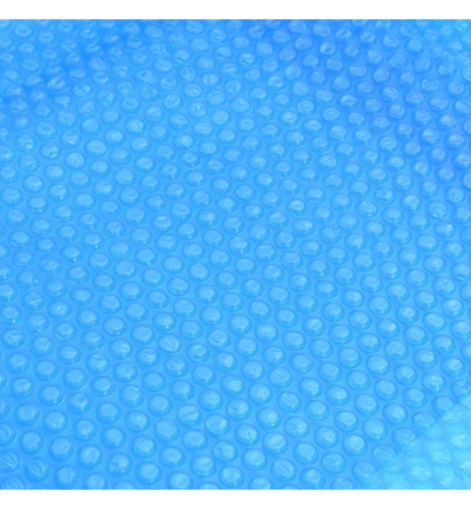 Bâche de piscine rectangulaire 732 x 366 cm PE Bleu
