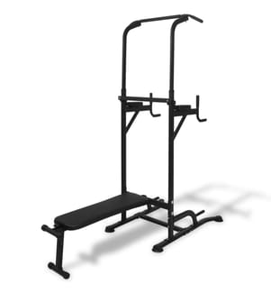 Power Tower mit Sit-Up-Bank