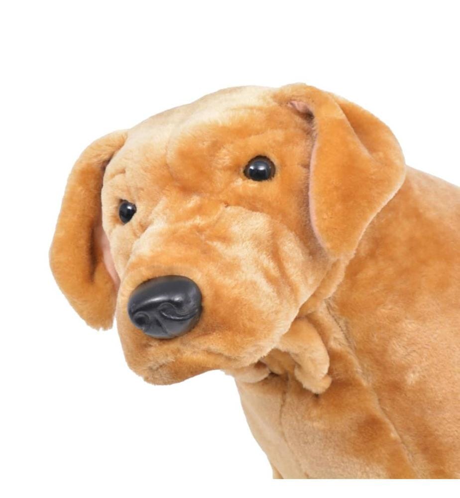 Plüschtier Hund Labrador Stehend Plüsch Hellbraun XXL