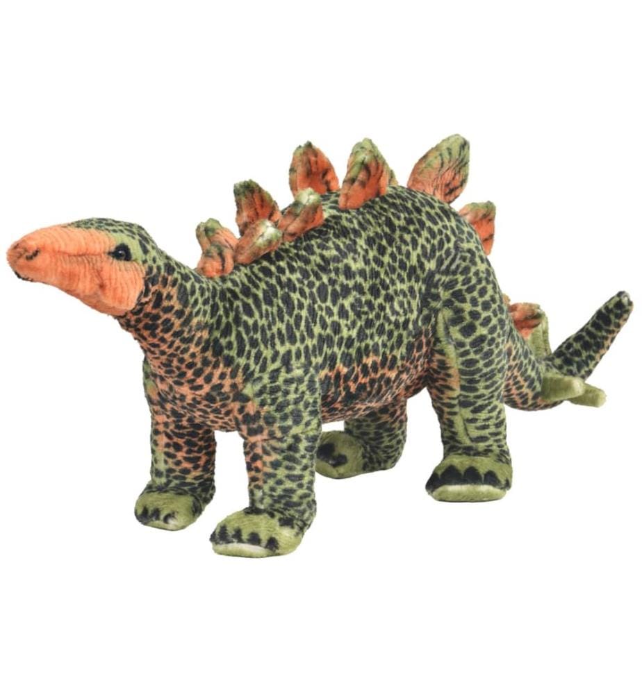 Plüschtier Stegosaurus Stehend Plüsch Grün und Orange XXL