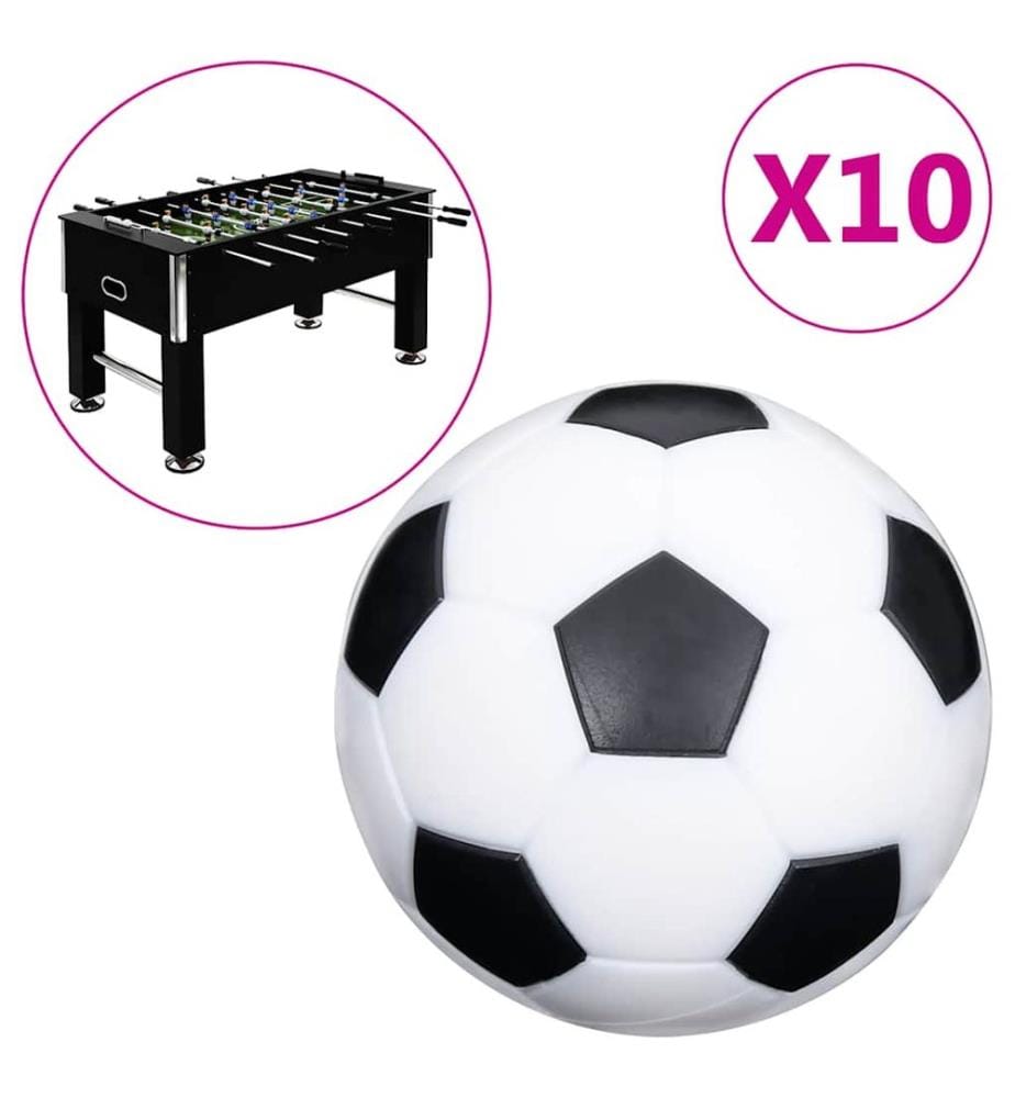 Tischfussball-Bälle 10 Stk. 32 mm ABS