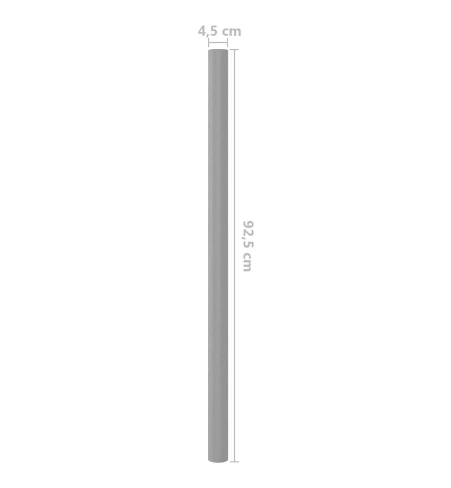Schaumstoffhüllen für Trampolinstangen 12 Stk. 92,5 cm Grau
