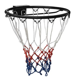 Basketballring Schwarz 39 cm Stahl
