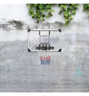 Basketballkorb Transparent 90x60x2,5 cm Polycarbonat
