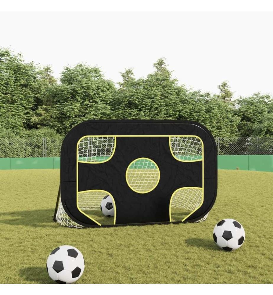 Fussballtor mit Torwand 120x80x80 cm Polyester