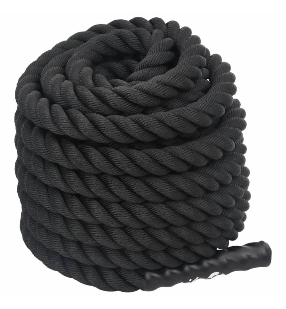 Kampfseil Schwarz 12 m 9 kg Polyester