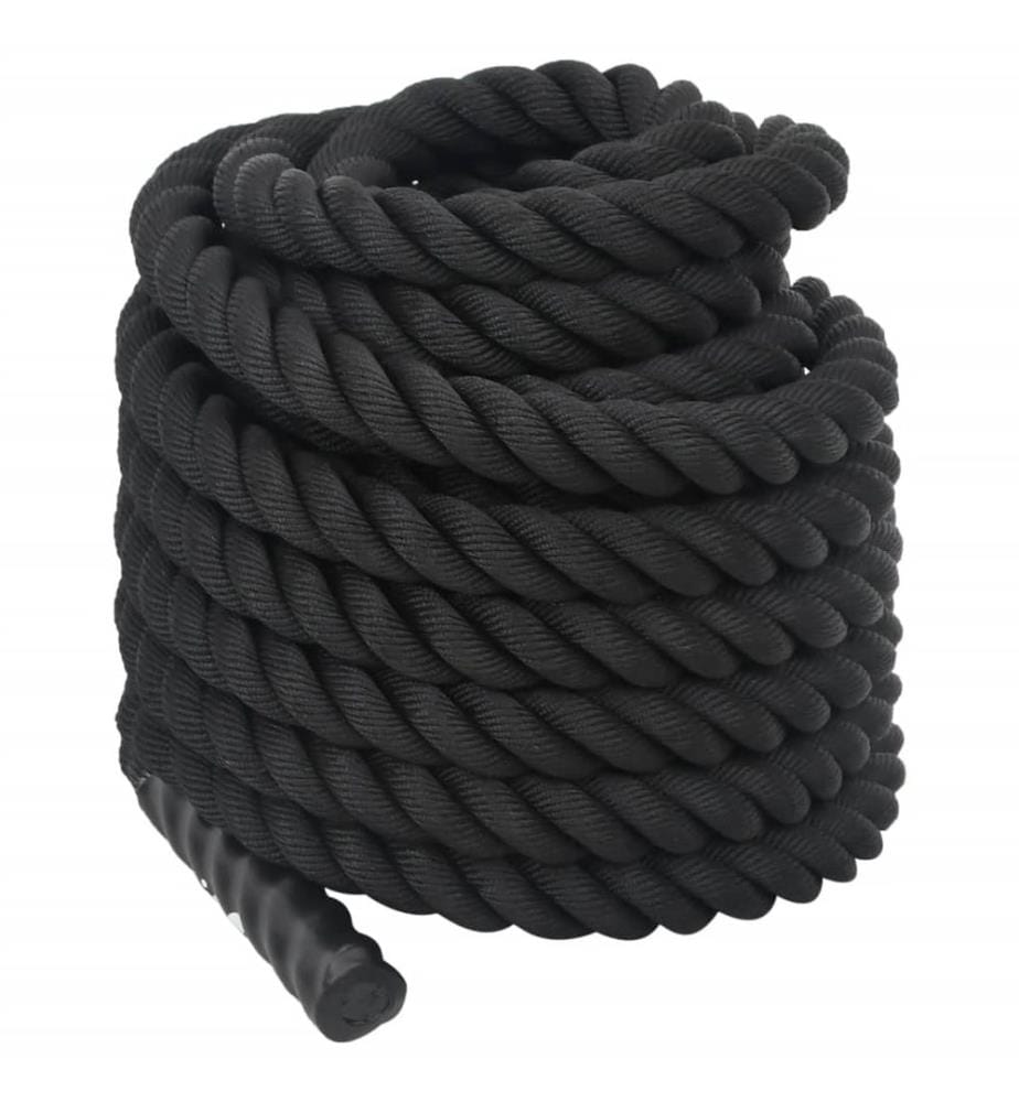 Kampfseil Schwarz 12 m 9 kg Polyester