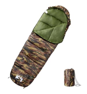 Mumienschlafsack für Erwachsene Camping 3 Jahreszeiten