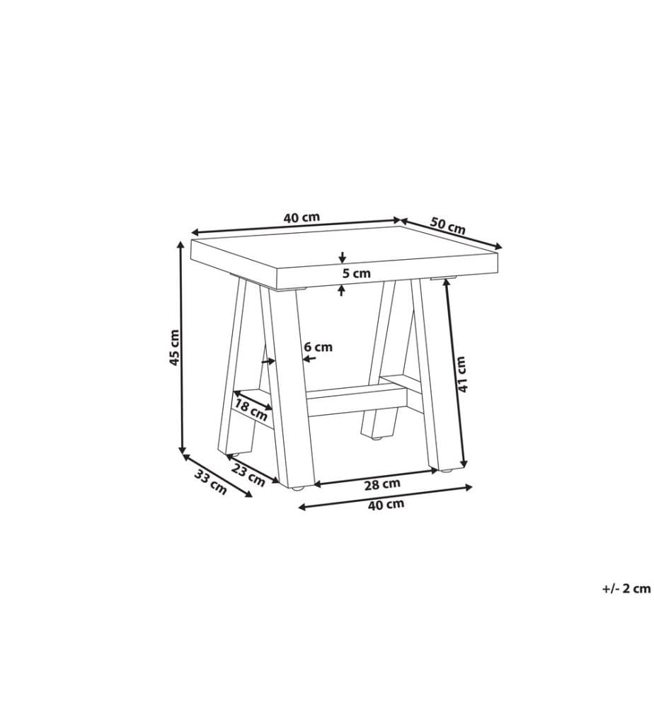 Gartenhocker TONNARE Grau