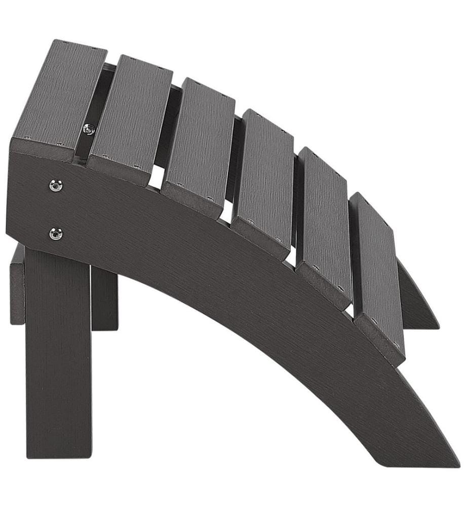 Garten Fusshocker ADIRONDACK Dunkelgrau