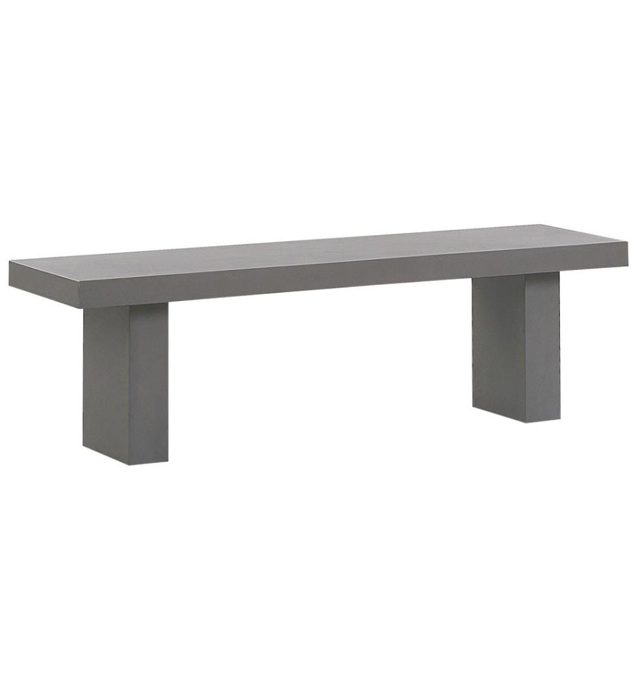 Panchina da giardino TARANTO 150 cm Cemento Grigio