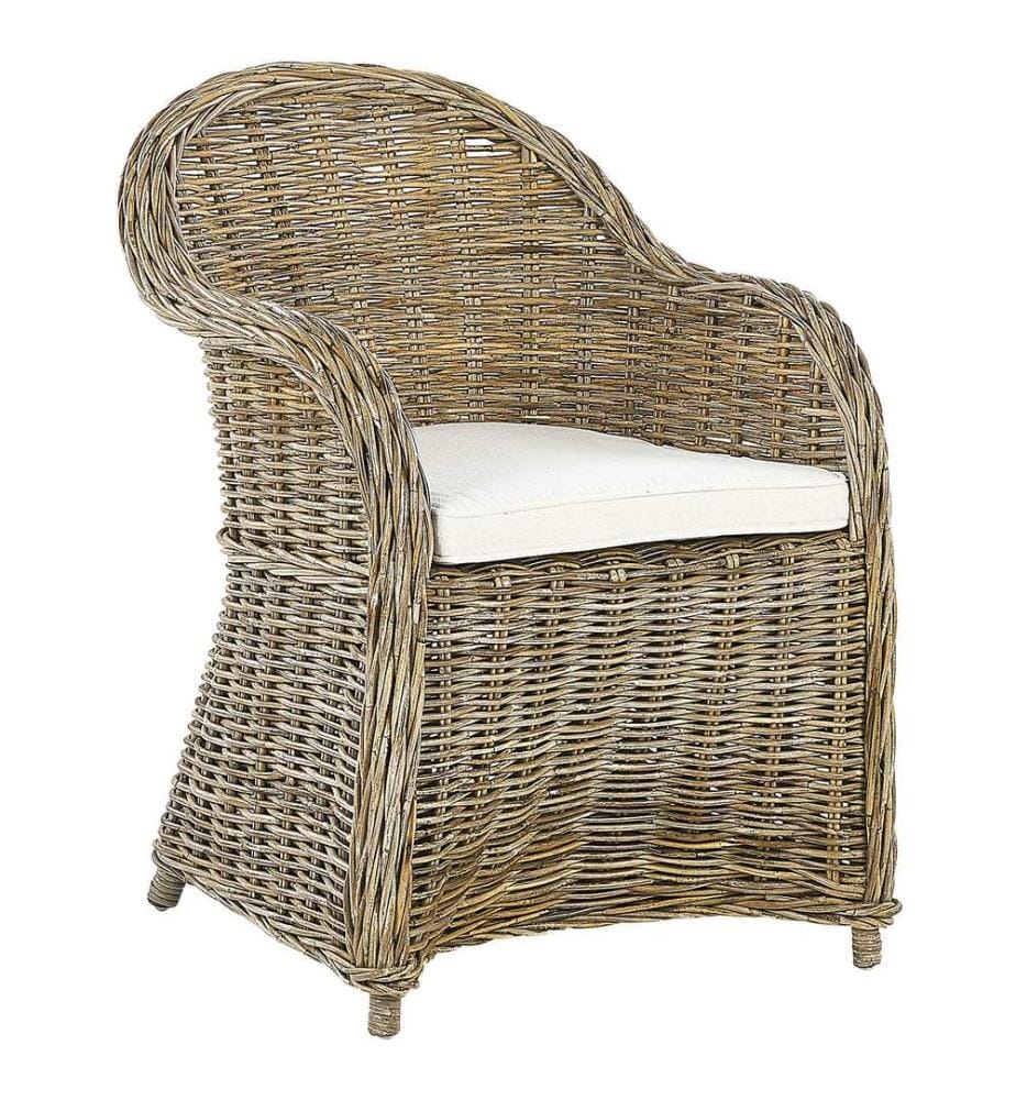 Gartensessel SUSUA Rattan Naturfarben