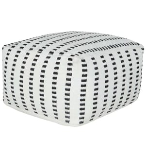 Pouffe GAJAN Fabric White