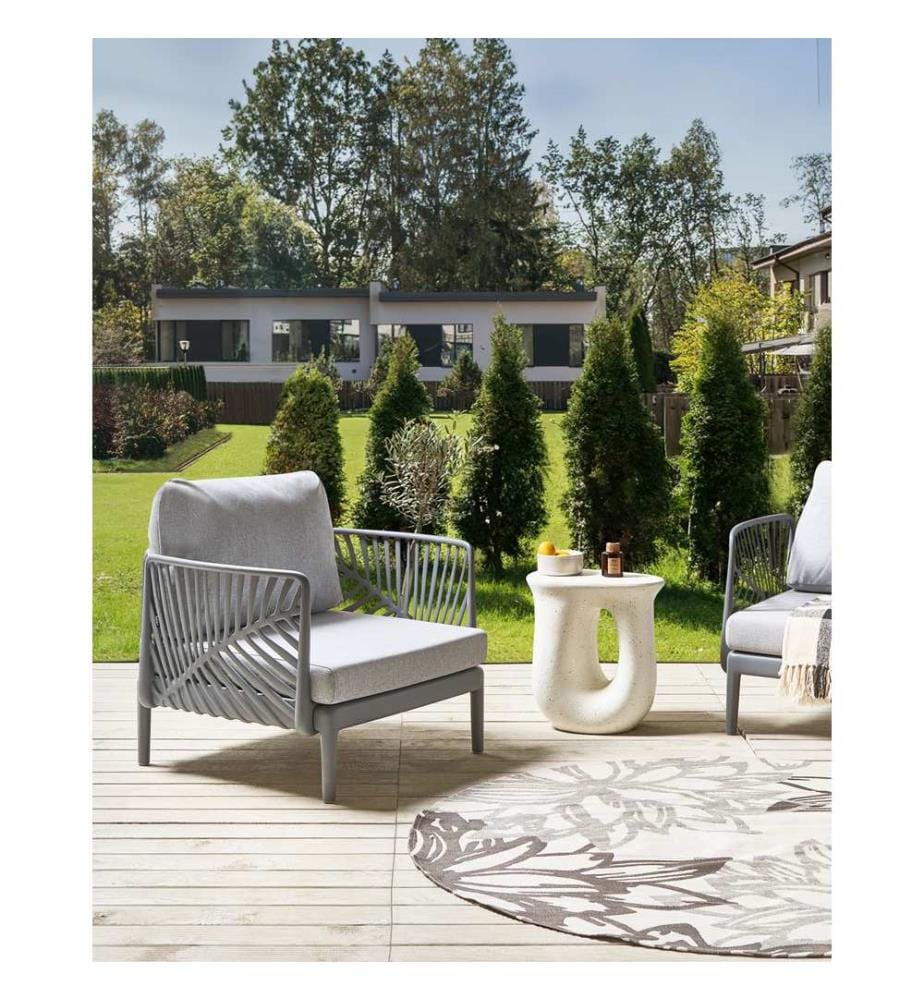 Gartensessel SATURNIA Grau