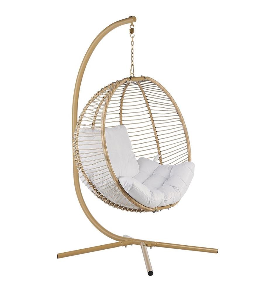 Hängesessel mit Gestell ARCO Metall Beige