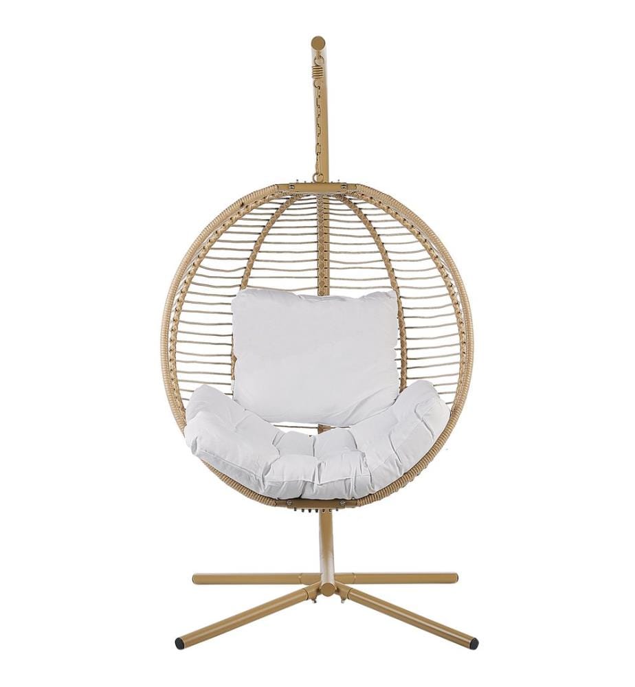 Hängesessel mit Gestell ARCO Metall Beige
