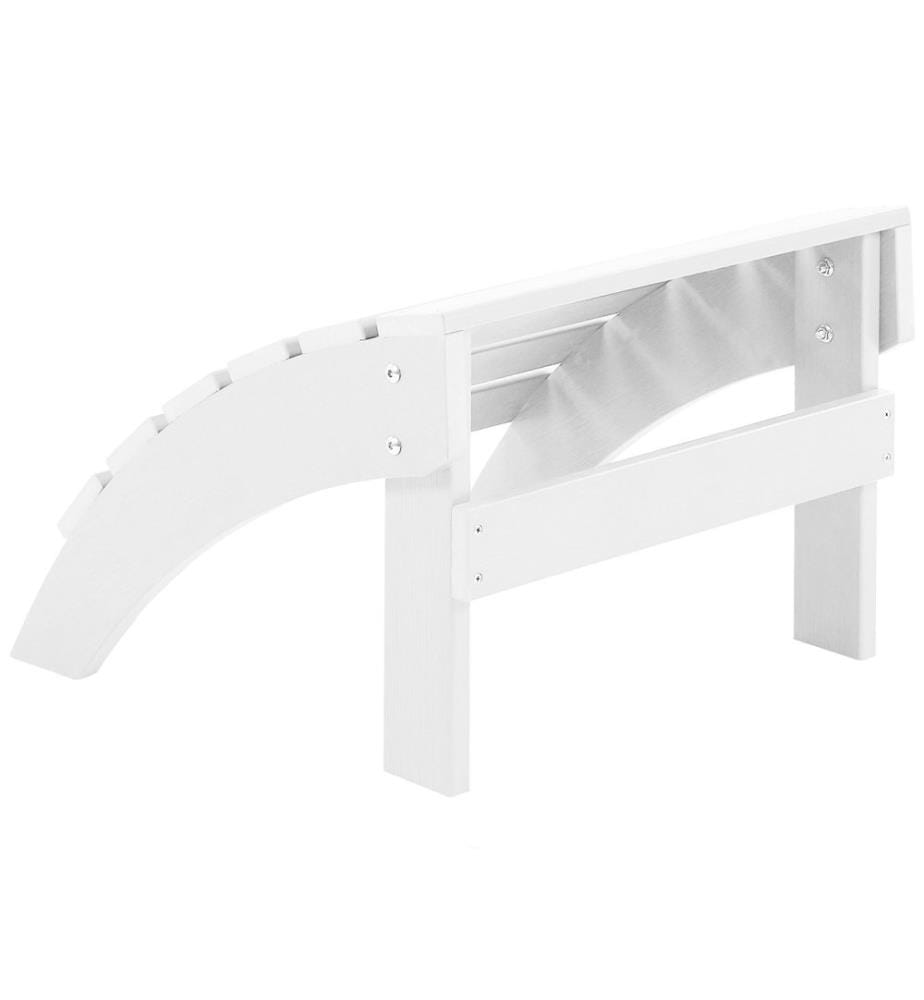 Pouf de jardin ADIRONDACK Blanc