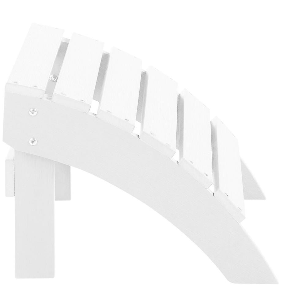 Pouf de jardin ADIRONDACK Blanc