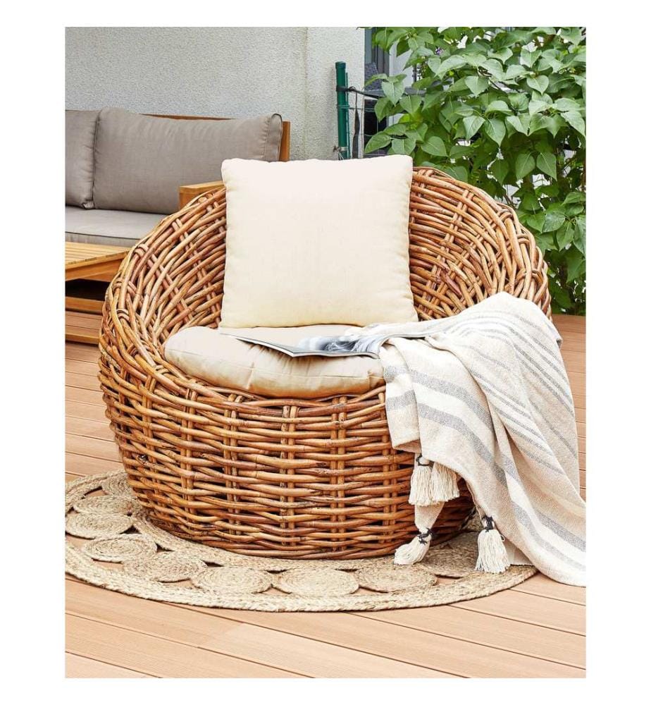 Chaise de jardin LERICI Rotin Naturel