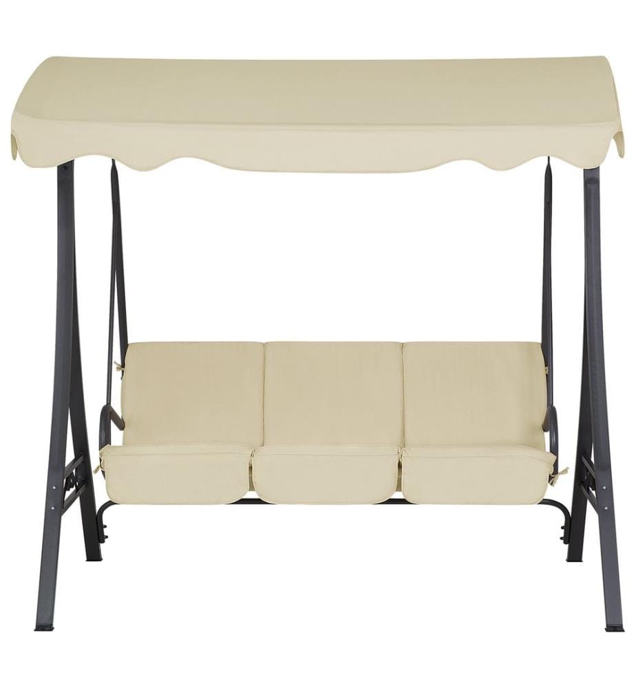 Dondolo da giardino GARBO Metallo Beige
