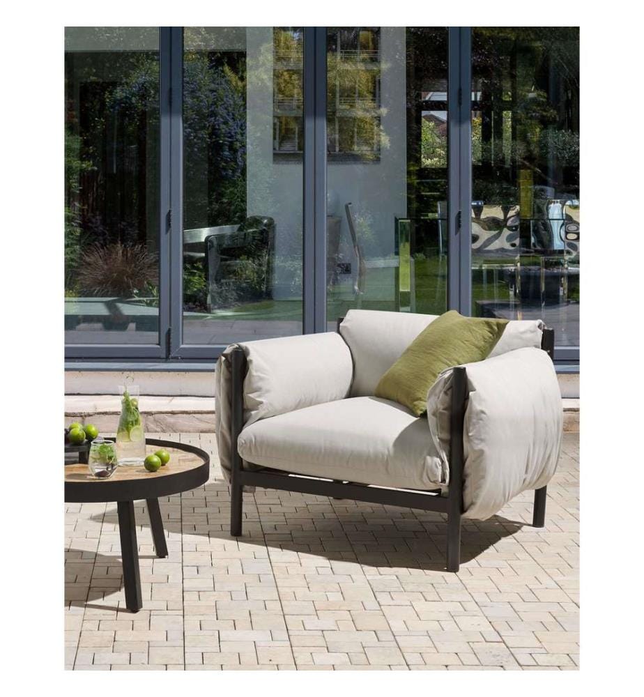 Gartensessel ESPERIA Metall Grau