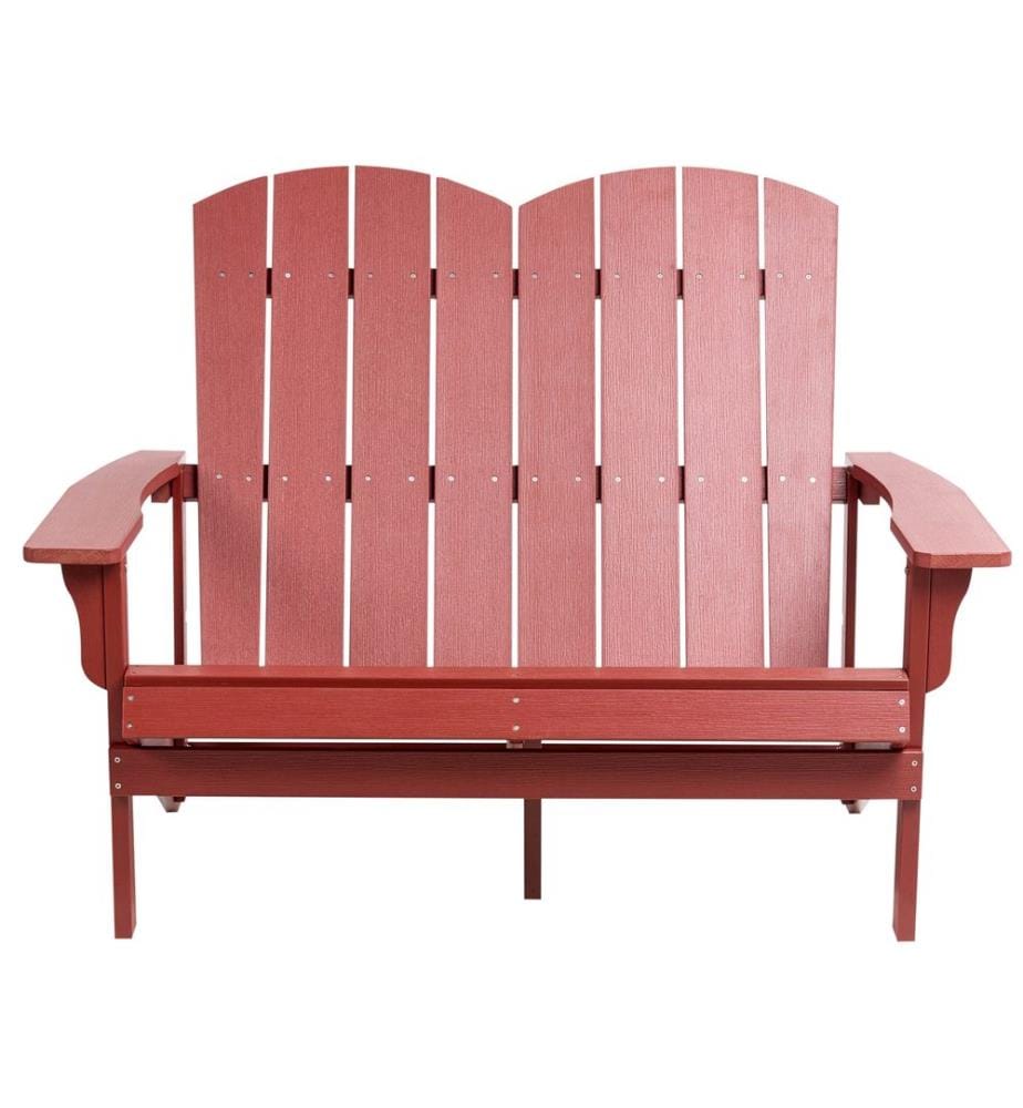 Panchina da giardino ADIRONDACK 125 cm Rosso
