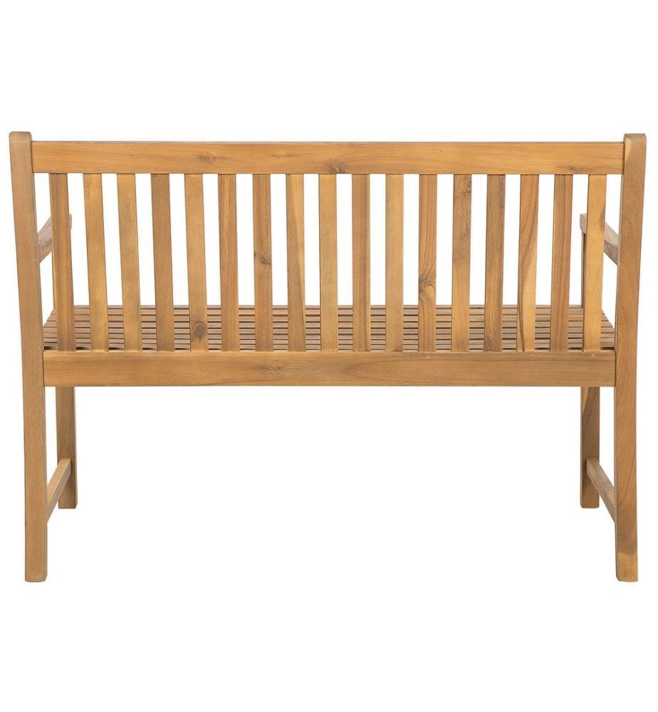 Panchina da giardino VIVARA 120 cm Legno di acacia certificato Marrone chiaro