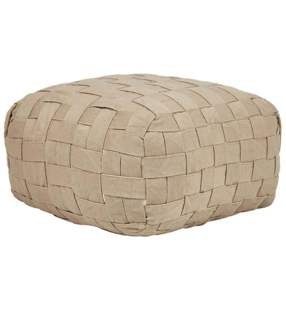 Pouf BODLA Kunststoff Beige