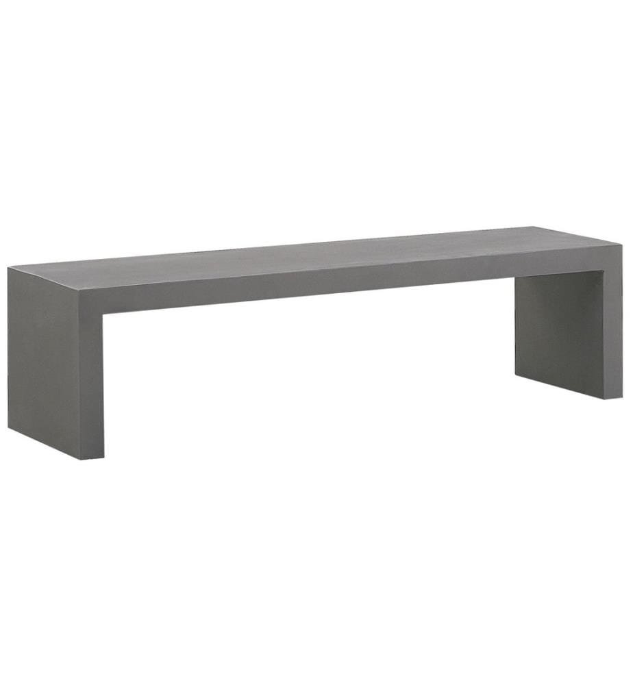 Panchina da giardino TARANTO 150 cm Cemento Grigio