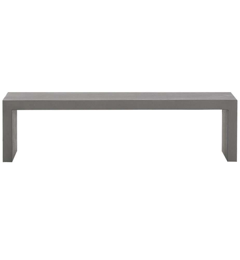 Panchina da giardino TARANTO 150 cm Cemento Grigio