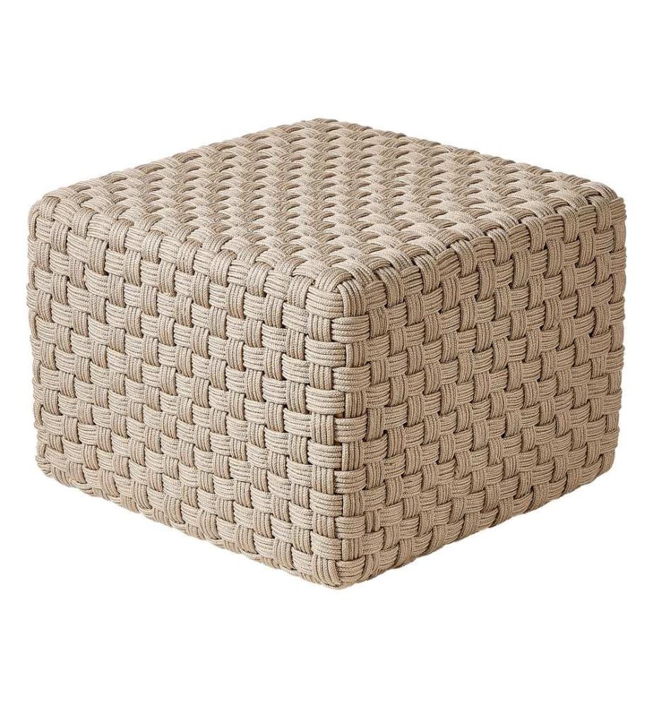 Pouf NALLI Kunststoff Taupe