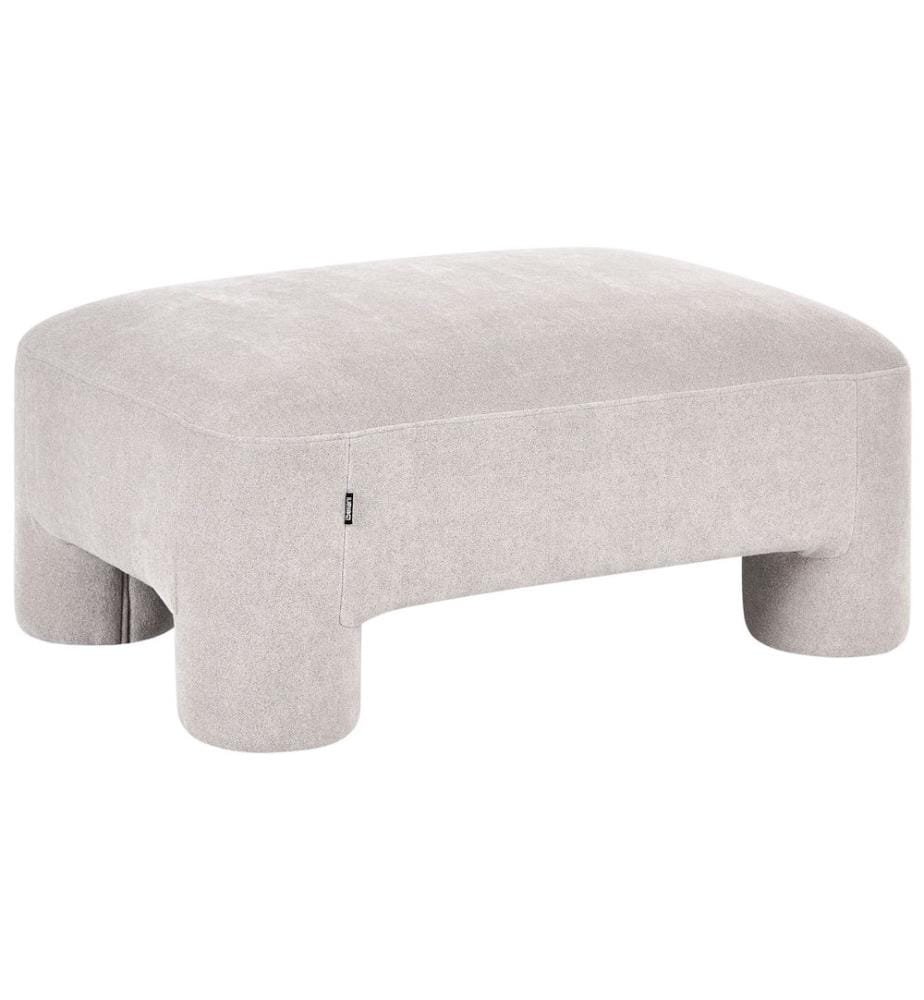 Ottomane HOGBO Stoff Beige