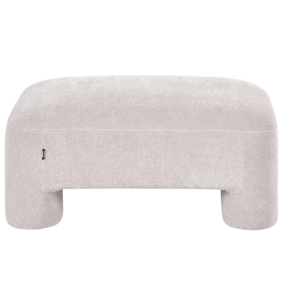 Ottomane HOGBO Stoff Beige