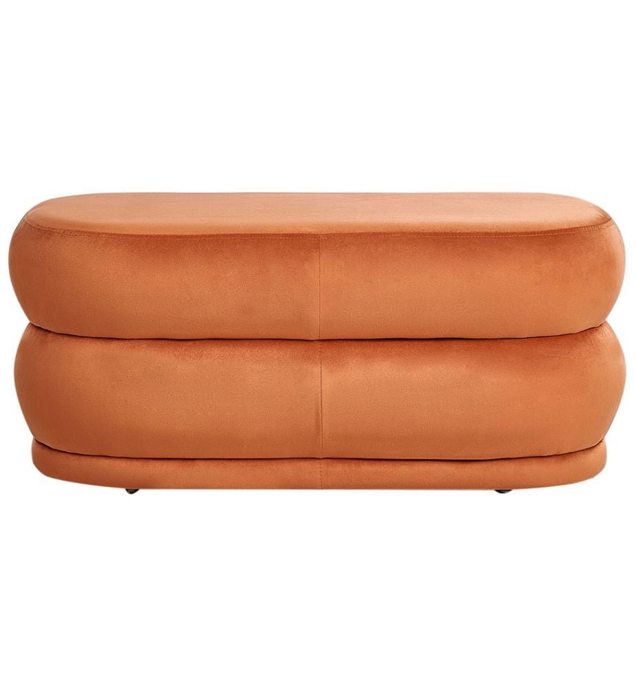 Banc ELLENDALE Velours Orange