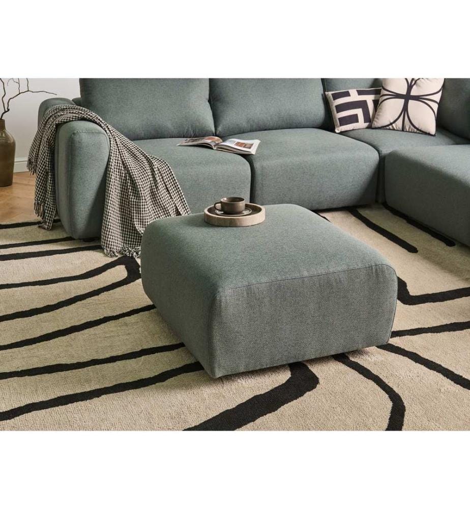 Ottoman KIVVIK Fabric Green