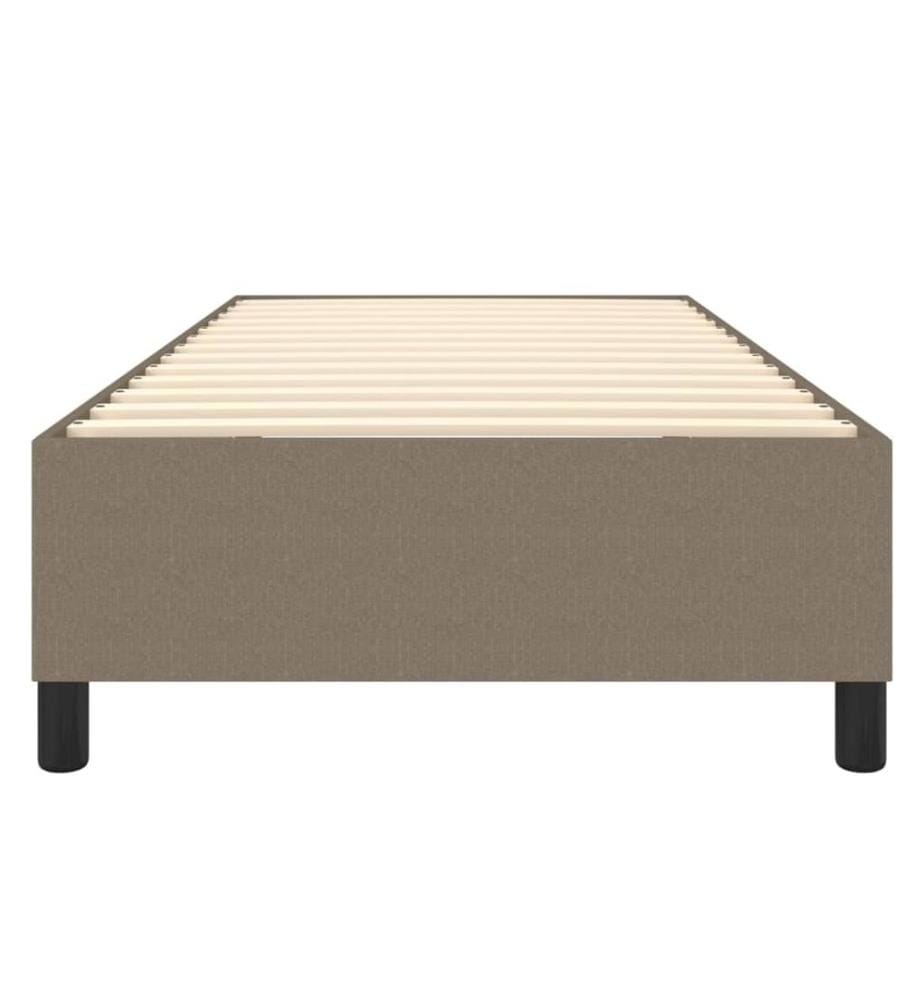 Boxspringbettgestell Taupe 90x200 cm Stoff