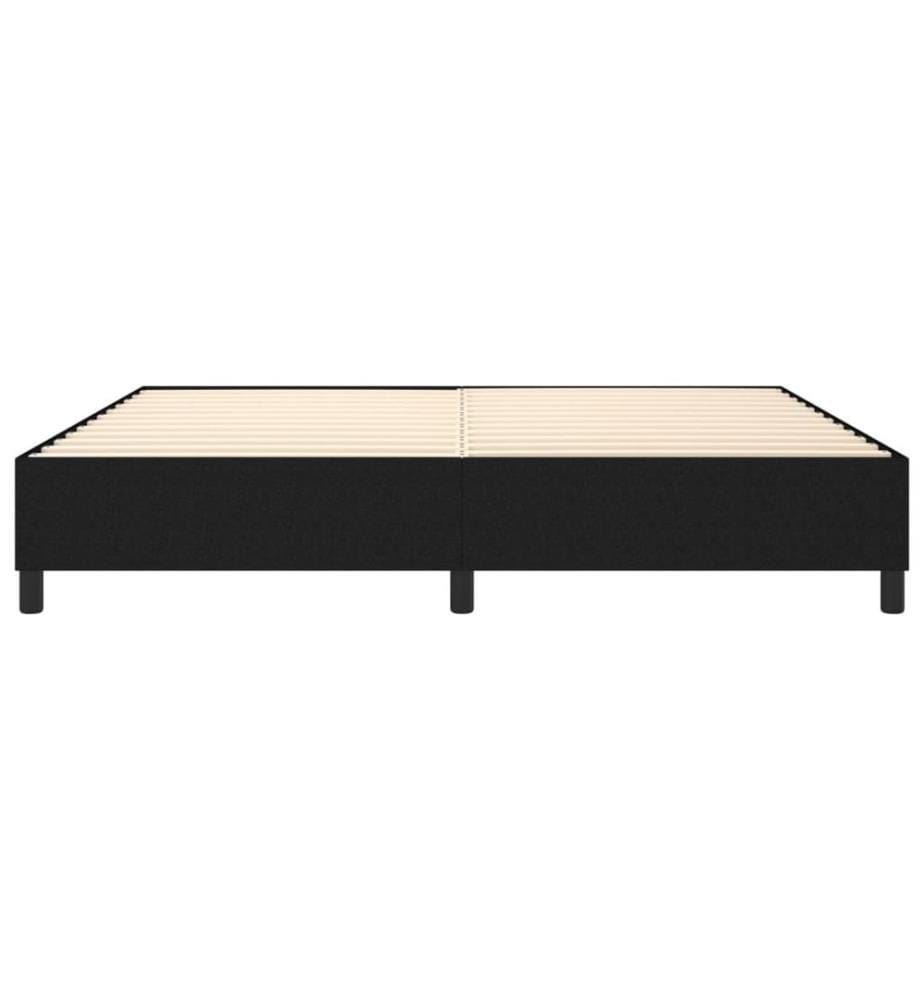 Boxspringbettgestell Schwarz 200x200 cm Stoff