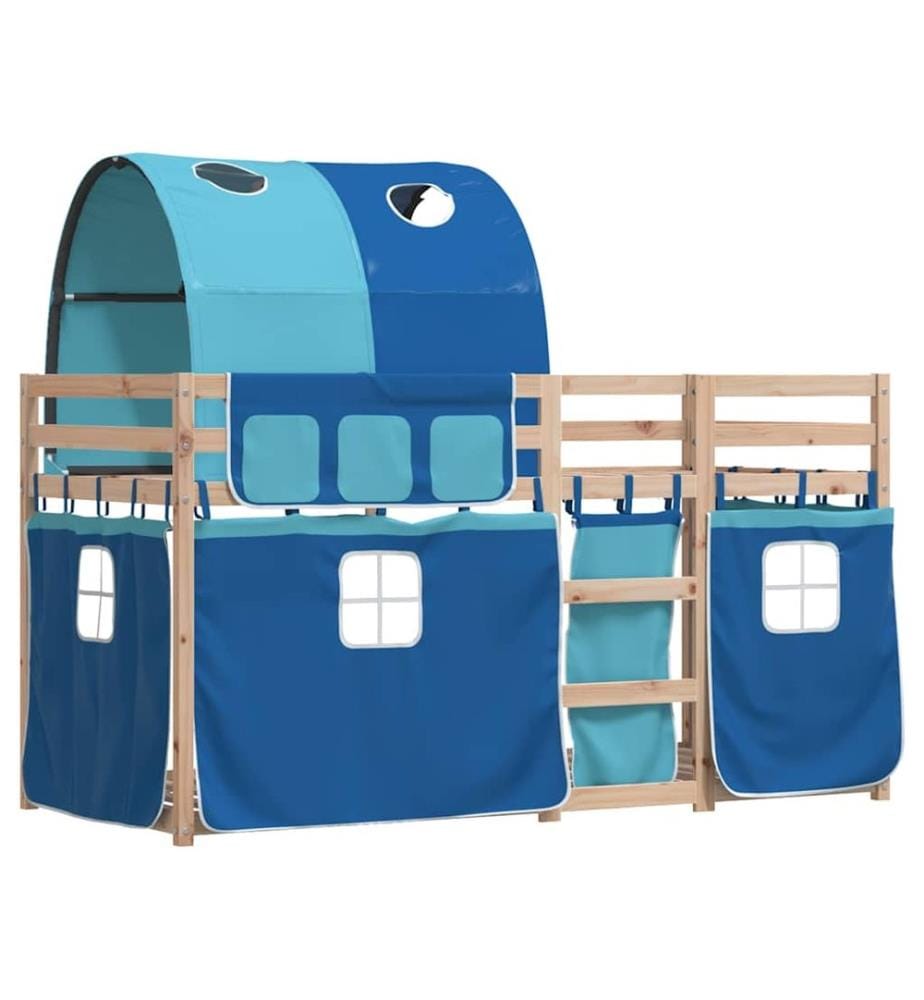 Lit superposé sans matelas 90x200 cm bois de pin massif