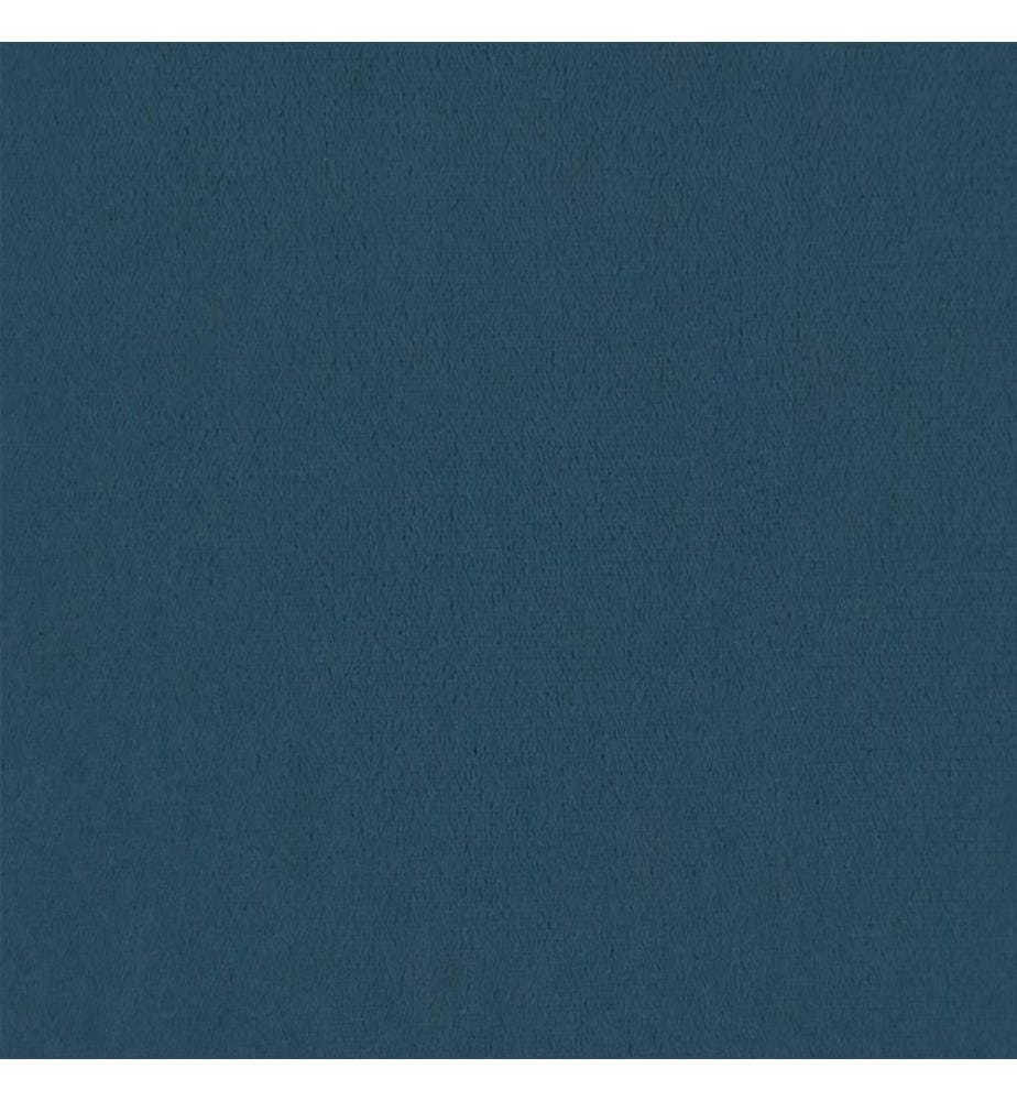 Kopfteile 2 Stk. Dunkelblau 90x5x78/88 cm Samt