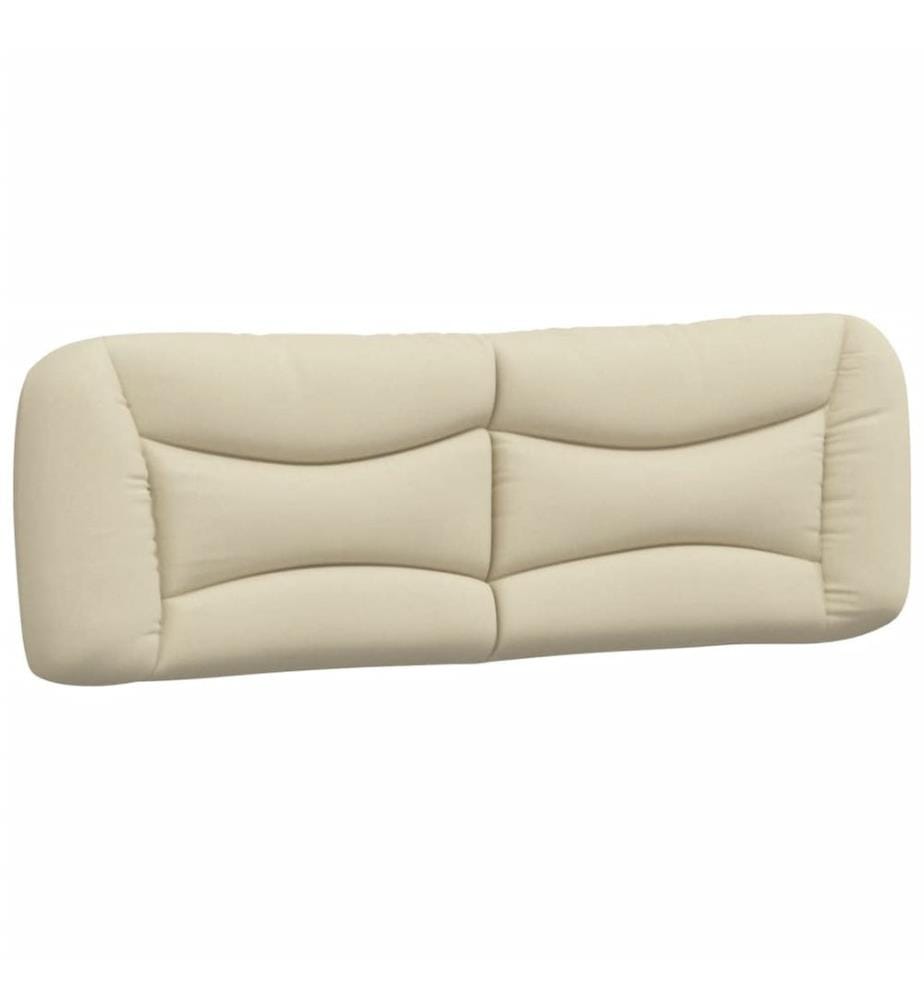Coussin de tête de lit Hvar crème 160 cm tissu