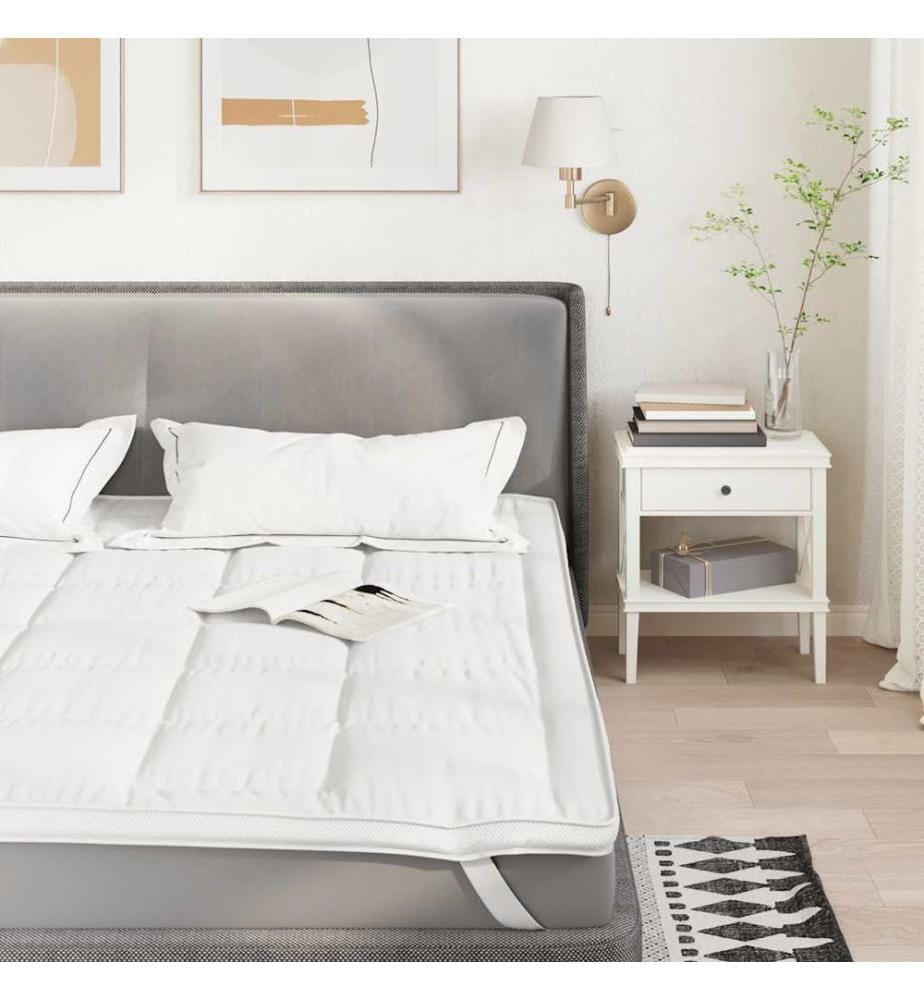 Protège-matelas blanc 80x200 cm