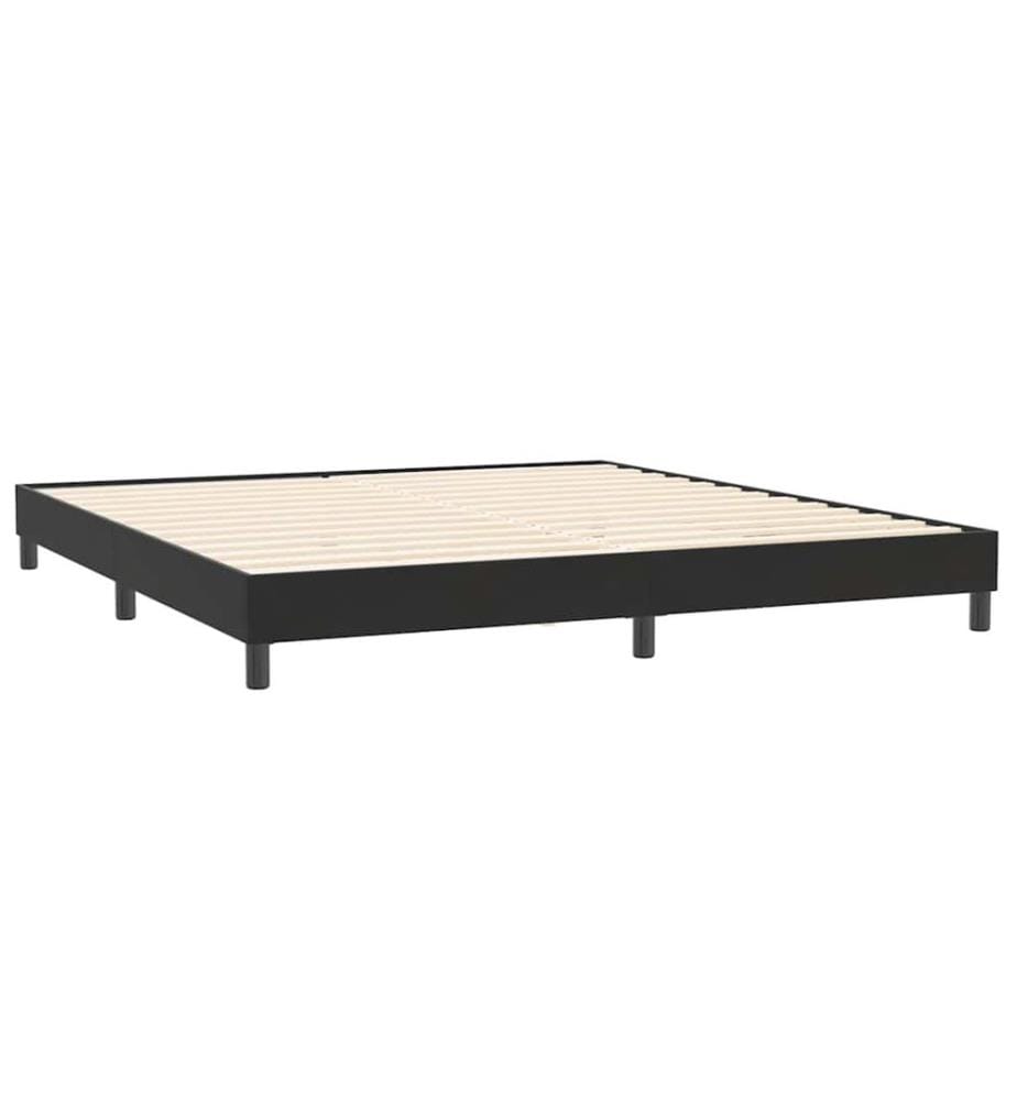 Bettgestell ohne Matratze Schwarz 200x210 cm Samt