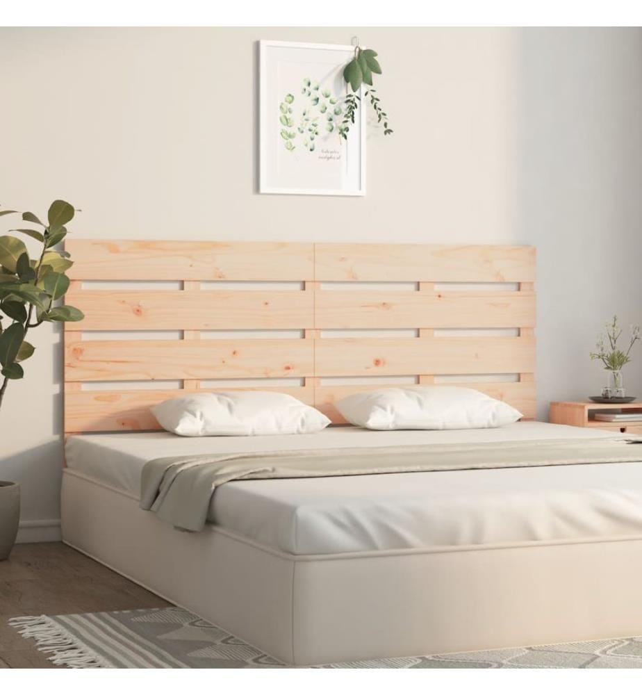 Tête de lit 120x3x80 cm Bois massif de pin