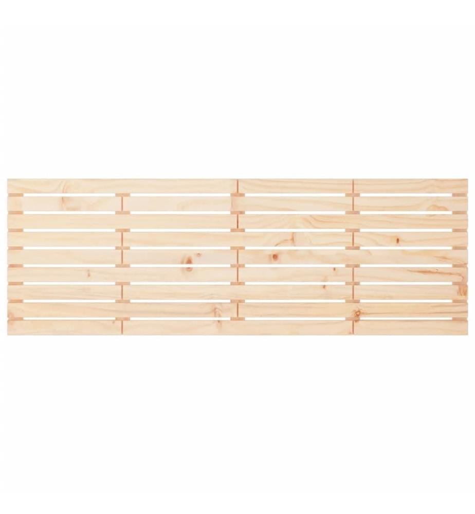 Tête de lit murale 206x3x63 cm Bois massif de pin