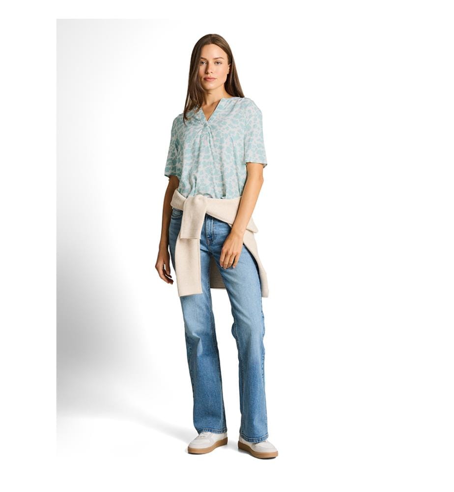 Blouse - Blanc et Bleu